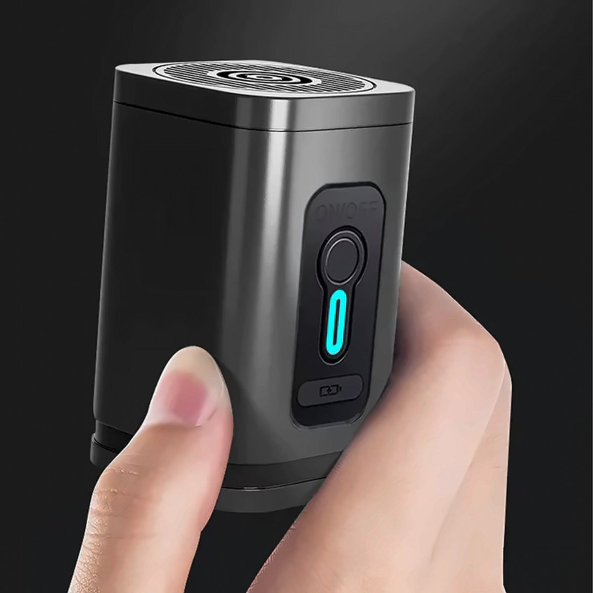 Rechargeable electric pump included with the backpack